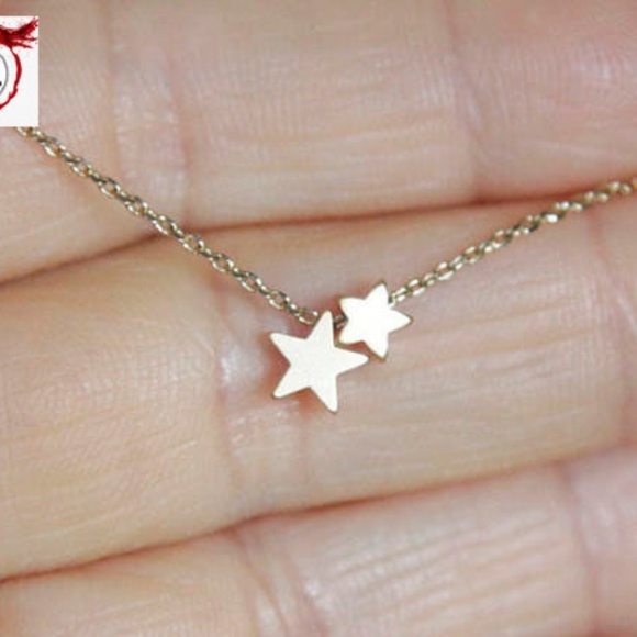 Tiny Gold Star Necklace/bracelet/anklet, Handmade - Picture 2 of 5